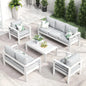 4 or 5 Pc-Patio Sectional Furniture With Fire Pit Table or Coffee Table
