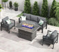 4 or 5 Pc-Patio Sectional Furniture With Fire Pit Table or Coffee Table