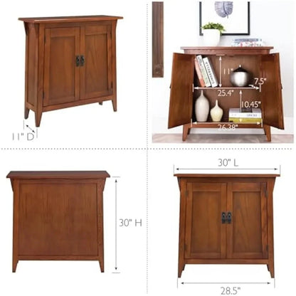 Mission Wood Oak Storage Cabinet