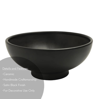 9.4"D Charming Handcrafted Ceramic Bowl