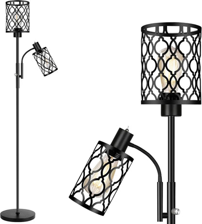 68" Dimmable Farmhouse Floor Lamps
