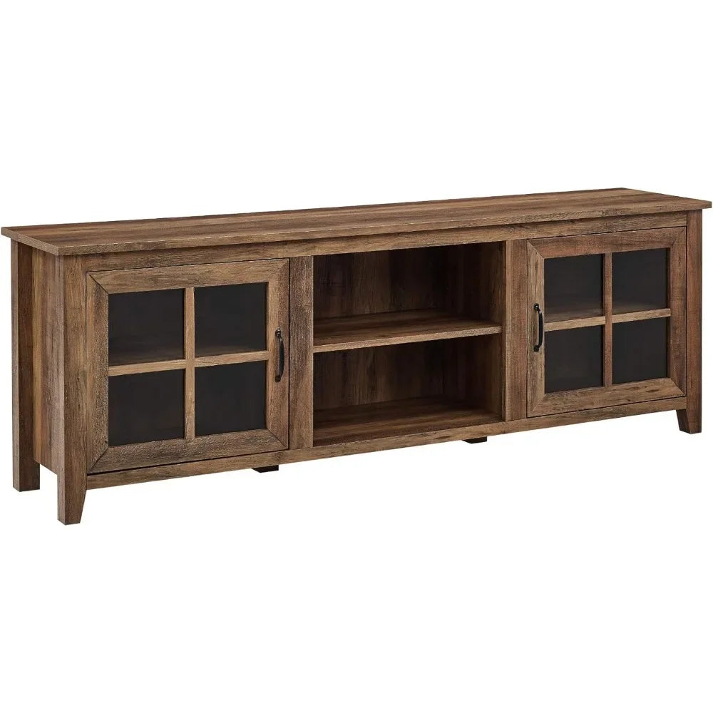 70"-2 Glass Door TV Stand
