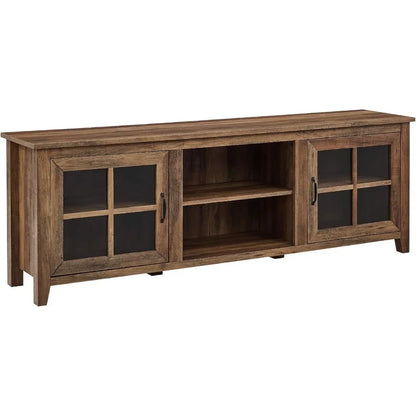 70"-2 Glass Door TV Stand