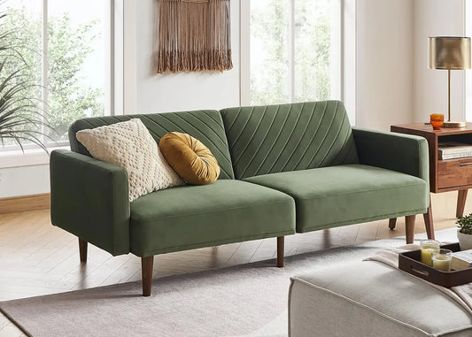 Olive Sleeper Sofa Loveseat