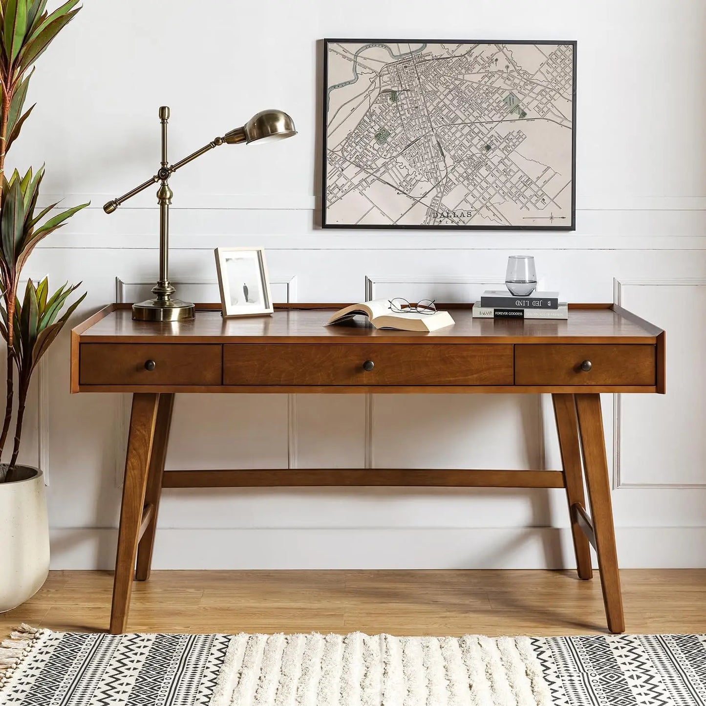 3-Drawer Office Computer Desk