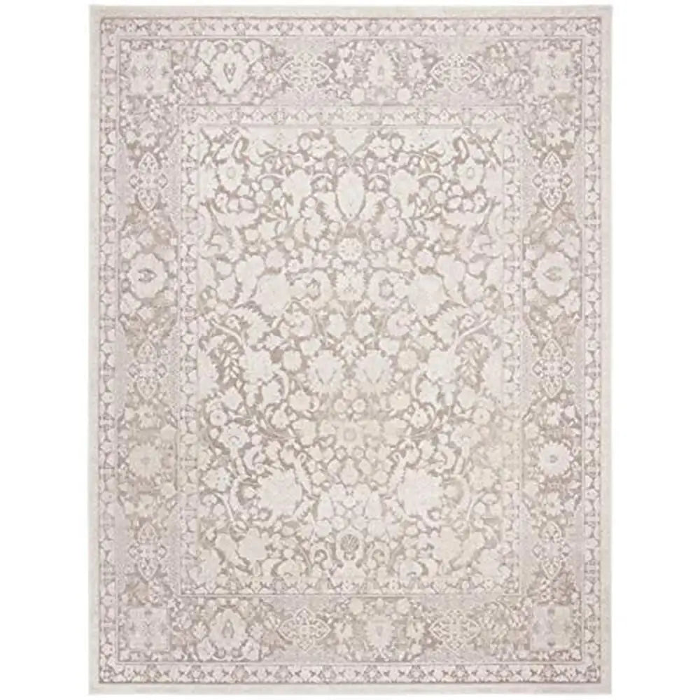 9x12 Beige Cream Boho Area Rug