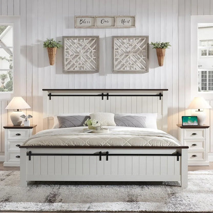 King Farmhouse Bed Frame