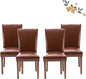 Set of 4, Upholstered Dining Chairs in 6 Colors