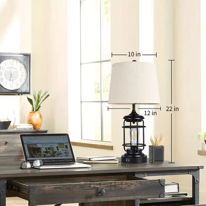 Set of 2 Farmhouse 22" Table Lamps