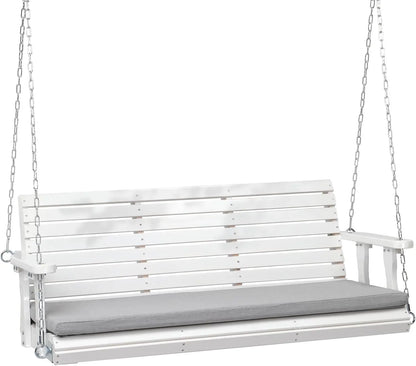 Heavy Duty 880 LBS Farmhouse Wooden Porch Swings