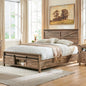 Full-Queen-King Farmhouse Wood Storage Beds