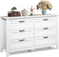 6 Drawer Wood Dresser