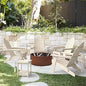 Set of 4 Folding HDPS Adirondack Chairs