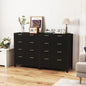 4 to 8-Drawer Fluted Double Dressers