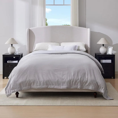 Set of 2-Farmhouse Side Table/Nightstand