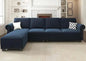 L-Shaped Sectional Sofa-Washable Covers