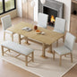 56-76"-L, 6-Piece Extendable Dining Table Set