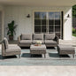 6-8Pc Rattan Wicker Patio Conversation Sets