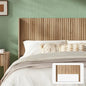 King/Queen Farmhouse Boho Wood Headboard