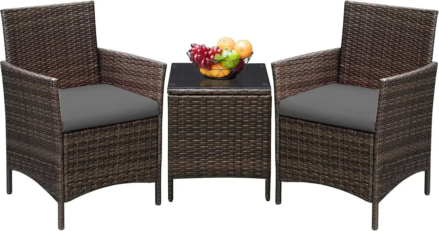 3 Pieces Patio Set