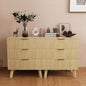 4 to 8-Drawer Fluted Double Dressers