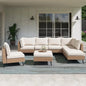 6-8Pc Rattan Wicker Patio Conversation Sets