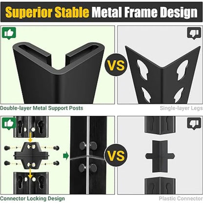 72"-H Heavy Duty Storage Shelves