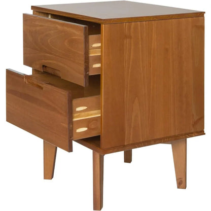 Set of 2-Solid Wood Nightstands