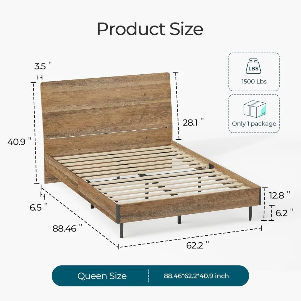 Queen Wood Bed Frames