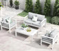 4 or 5 Pc-Patio Sectional Furniture With Fire Pit Table or Coffee Table