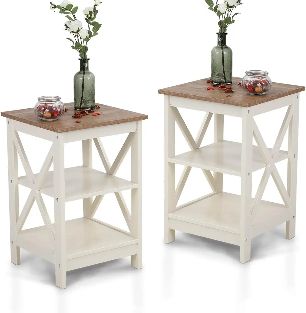 Farmhouse Matching Side Tables, Sofa Table, Coffee Table