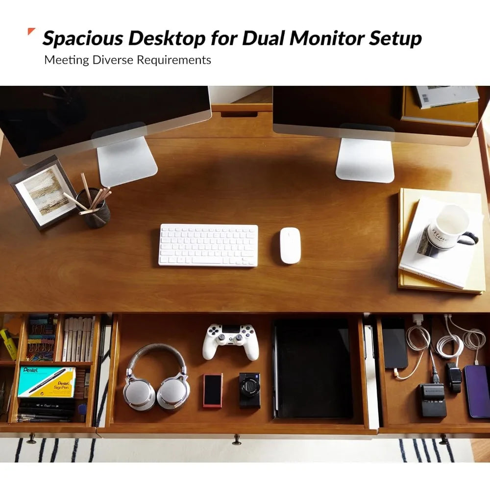 3-Drawer Office Computer Desk