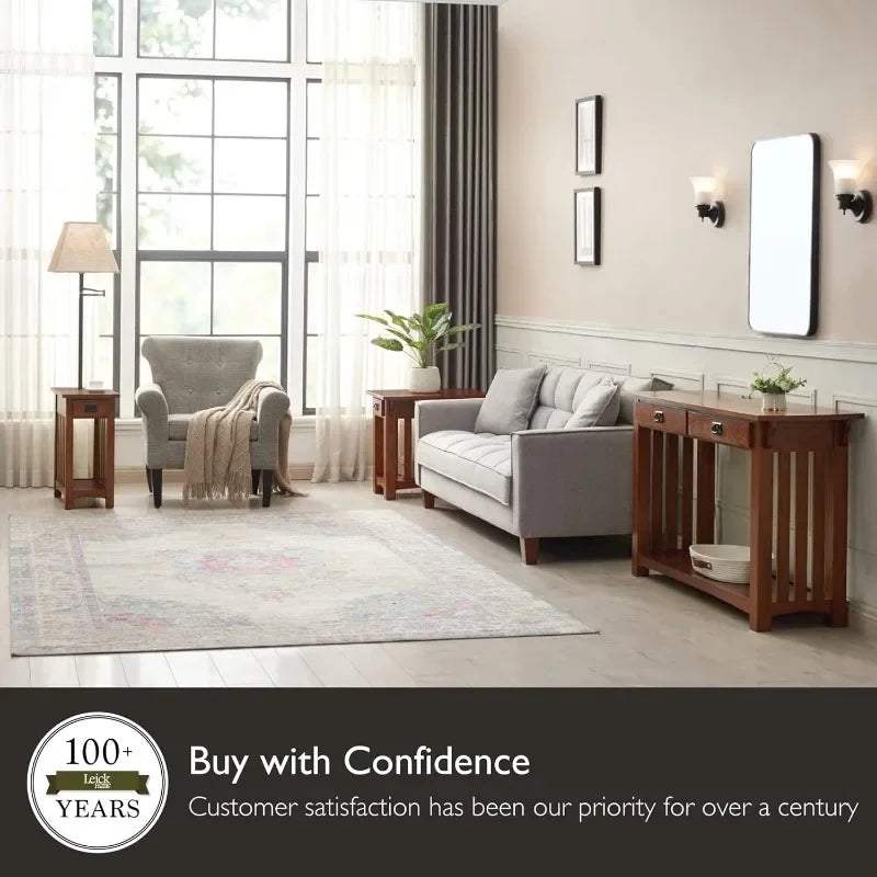 Solid Wood Mission Console Table