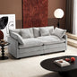 111.4" Gray or Beige Sectional