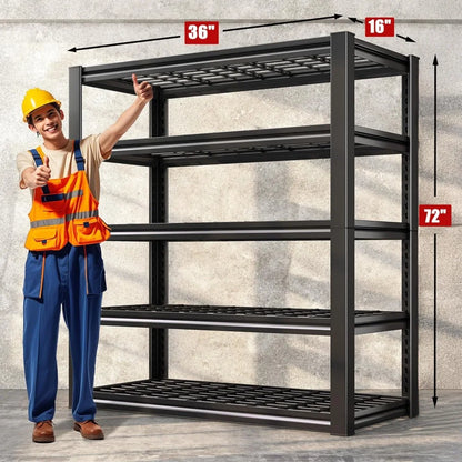 72" Heavy Duty Garage Shelving
